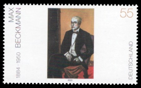 55 Ct Briefmarke: Moderne Gemälde, Max Beckmann 55 Ct Briefmarke: Moderne Gemälde, Max Beckmann