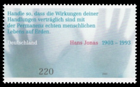 220 Ct Briefmarke: 100. Geburtstag Hans Jonas