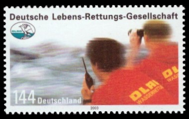 144 Ct Briefmarke: Deutsche Lebens-Rettungs-Gesellschaft