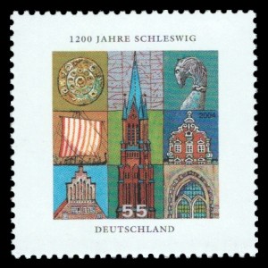 55 Ct Briefmarke: 1200 Jahre Schleswig