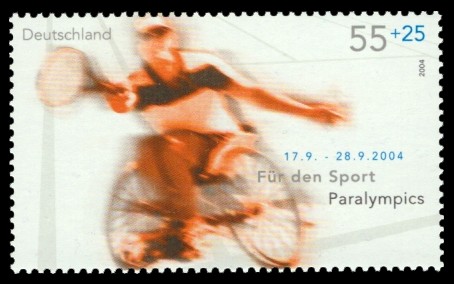 55 + 25 Ct Briefmarke: Für den Sport 2004 55 + 25 Ct Briefmarke: Für den Sport 2004