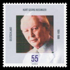 55 Ct Briefmarke: 100. Geburtstag Kurt Georg Kiesinger