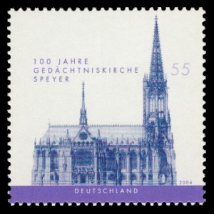 55 Ct Briefmarke: 100 Jahre Gedächtniskirche Speyer