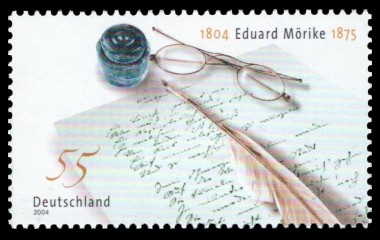 55 Ct Briefmarke: 200.Geburtstag Eduard Mörike