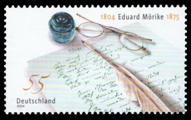 55 Ct Briefmarke: 200.Geburtstag Eduard Mörike 55 Ct Briefmarke: 200.Geburtstag Eduard Mörike