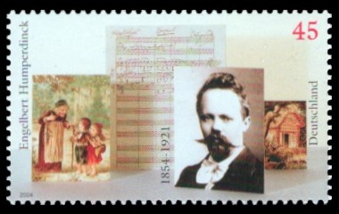 45 Ct Briefmarke: 150. Geburtstag Engelbert Humperdinck