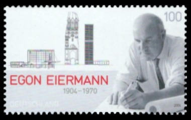 100 Ct Briefmarke: 100. Geburtstag Egon Eiermann