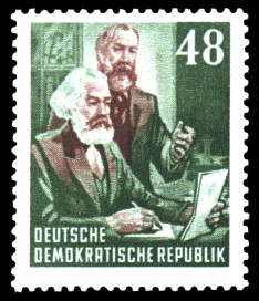 48 Pf Briefmarke: 70. Todestag von Karl Marx 48 Pf Briefmarke: 70. Todestag von Karl Marx