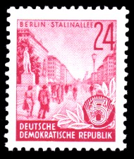 24 Pf Briefmarke: Fünfjahresplan