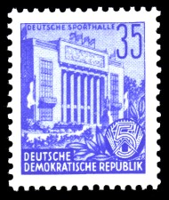 35 Pf Briefmarke: Fünfjahresplan