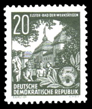 20 Pf Briefmarke: 2.Ausgabe Fünfjahresplan