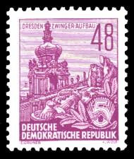 48 Pf Briefmarke: 2.Ausgabe Fünfjahresplan