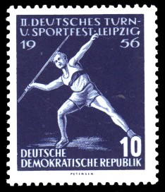 10 Pf Briefmarke: 2. Deutsches Turn- und Sportfest Leipzig 10 Pf Briefmarke: 2. Deutsches Turn- und Sportfest Leipzig