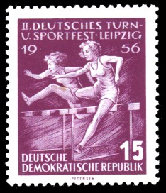 15 Pf Briefmarke: 2. Deutsches Turn- und Sportfest Leipzig 15 Pf Briefmarke: 2. Deutsches Turn- und Sportfest Leipzig