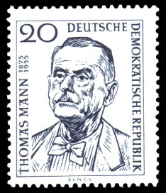 20 Pf Briefmarke: 1. Todestag Thomas Mann