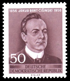 50 Pf Briefmarke: 100. Geburtstag Jakub Bart-Cišinski 50 Pf Briefmarke: 100. Geburtstag Jakub Bart-Cišinski