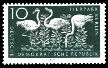 10 Pf Briefmarke: Tierpark Berlin 10 Pf Briefmarke: Tierpark Berlin