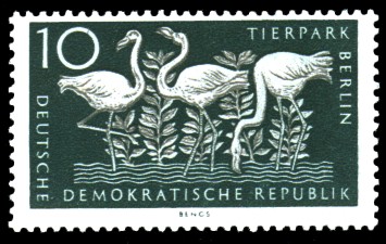 10 Pf Briefmarke: Tierpark Berlin