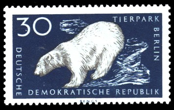 30 Pf Briefmarke: Tierpark Berlin
