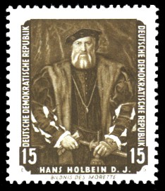 15 Pf Briefmarke: Dresdner Gemäldegalerie 15 Pf Briefmarke: Dresdner Gemäldegalerie