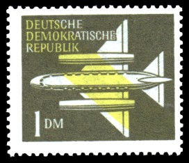 1 DM Briefmarke: Luftpost - Flugpostmarken 1 DM Briefmarke: Luftpost - Flugpostmarken