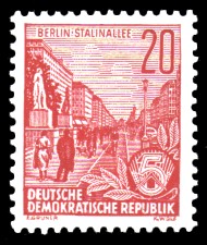 20 Pf Briefmarke: Freimarke Fünfjahresplan 20 Pf Briefmarke: Freimarke Fünfjahresplan