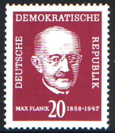 20 Pf Briefmarke: 100. Geburtstag Max Planck