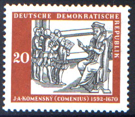 20 Pf Briefmarke: Comenius