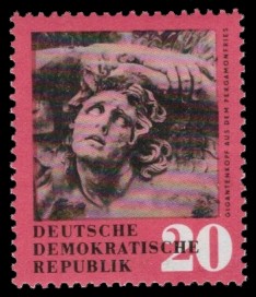 20 Pf Briefmarke: antike Kunstschätze 20 Pf Briefmarke: antike Kunstschätze