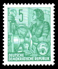 5 Pf Briefmarke: Freimarke Fünfjahresplan