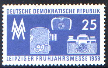 25 Pf Briefmarke: Leipziger Frühjahrsmesse 1959 25 Pf Briefmarke: Leipziger Frühjahrsmesse 1959
