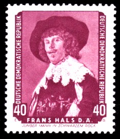 40 Pf Briefmarke: Gemälde, Dresdner Gemäldegalerie