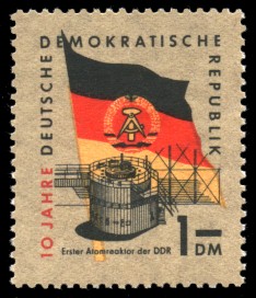 1 DM Briefmarke: 10 Jahre DDR