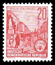 20 Pf Briefmarke: Freimarke Fünfjahresplan