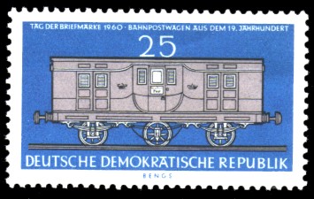 25 Pf Briefmarke: Tag der Briefmarke 1960 25 Pf Briefmarke: Tag der Briefmarke 1960
