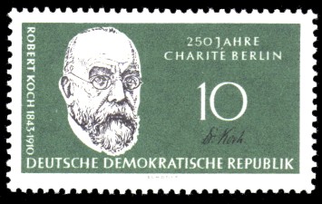 10 Pf Briefmarke: 150 Jahre Humboldt-Universität zu Berlin / 250 Jahre Charité Berlin 10 Pf Briefmarke: 150 Jahre Humboldt-Universität zu Berlin / 250 Jahre Charité Berlin