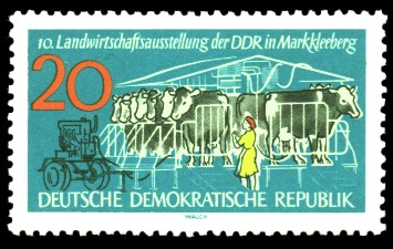 20 Pf Briefmarke: 10. Landwirtschaftsausstellung der DDR in Markkleeberg