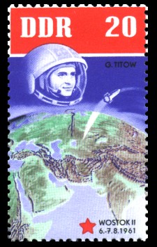 20 Pf Briefmarke: 5 Jahre sowjetische Weltraumflüge 20 Pf Briefmarke: 5 Jahre sowjetische Weltraumflüge