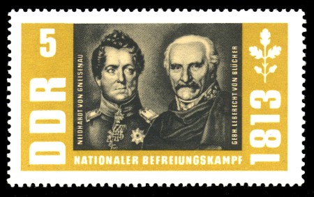 5 Pf Briefmarke: Nationaler Befreiungskampf 1813