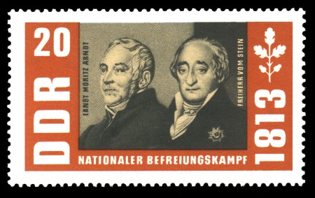 20 Pf Briefmarke: Nationaler Befreiungskampf 1813 20 Pf Briefmarke: Nationaler Befreiungskampf 1813