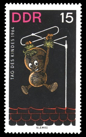 15 Pf Briefmarke: Tag des Kindes 1964