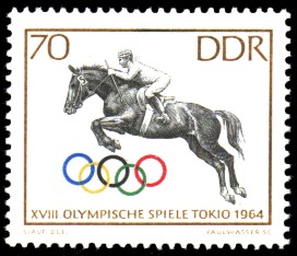70 Pf Briefmarke: Olympische Spiele Tokio 1964 70 Pf Briefmarke: Olympische Spiele Tokio 1964