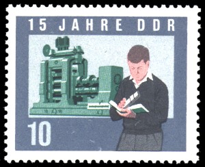 10 Pf Briefmarke: 15 Jahre DDR 10 Pf Briefmarke: 15 Jahre DDR