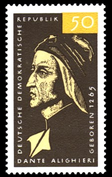 50 Pf Briefmarke: Dante Alighieri