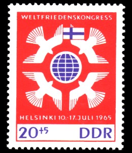 20 + 5 Pf Briefmarke: Weltfriedenskongress