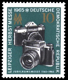 10 Pf Briefmarke: Leipziger Herbstmesse 1965