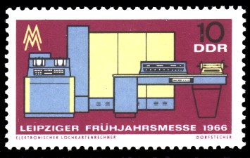 10 Pf Briefmarke: Leipziger Frühjahrsmesse 1966