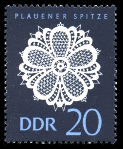 20 Pf Briefmarke: Plauener Spitze 20 Pf Briefmarke: Plauener Spitze