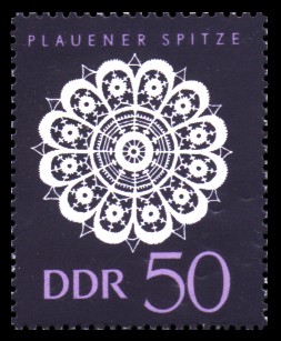 50 Pf Briefmarke: Plauener Spitze 50 Pf Briefmarke: Plauener Spitze