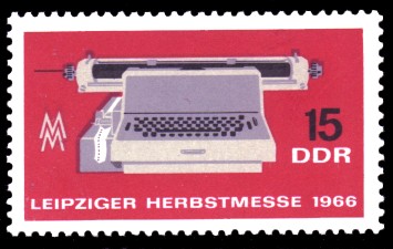 15 Pf Briefmarke: Leipziger Herbstmesse 1966 15 Pf Briefmarke: Leipziger Herbstmesse 1966